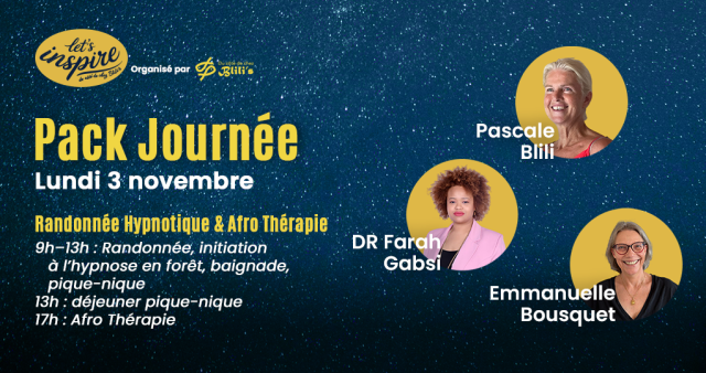 PACK JOURNÉE — LUNDI 3 NOVEMBRE